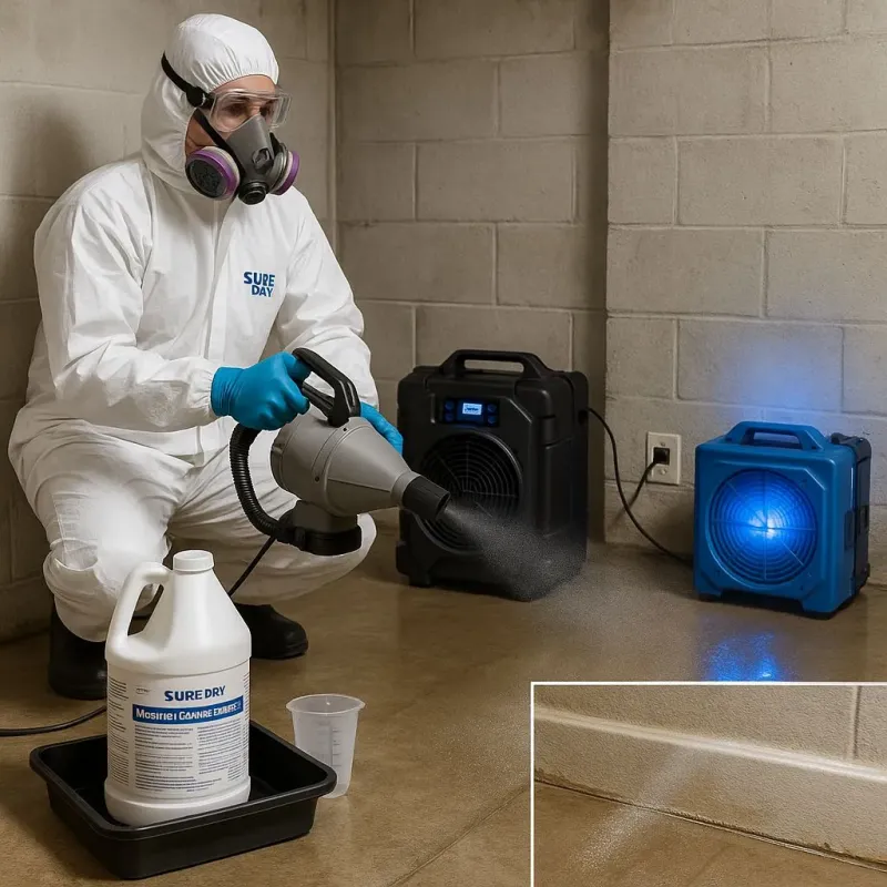 Sanitization and Odor Removal process in Belle Haven, VA